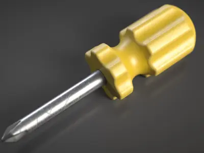 Small Screwdriver 1 3D model