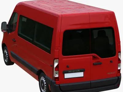 Renault Master L2H2 passenger minibus 3D model