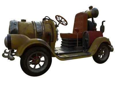 Syrup car Free 3D model