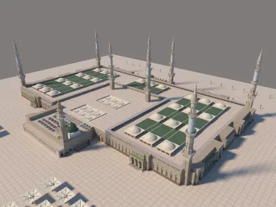 Masjid Nabawi 3D model