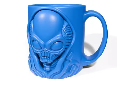 Alien Mug 5 3D print model