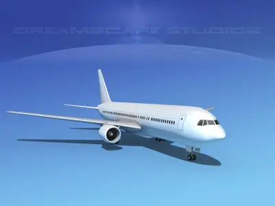 Boeing 767-300 LP SS 3D model