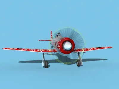 Hawker Sea Fury V22 Racer 3D model