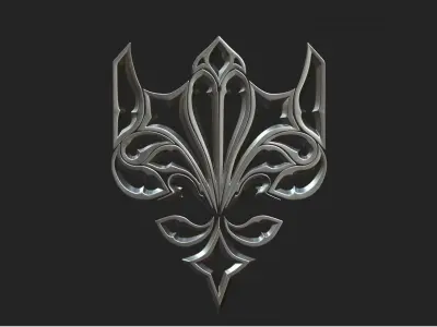 Gothic ornament 28 3D model