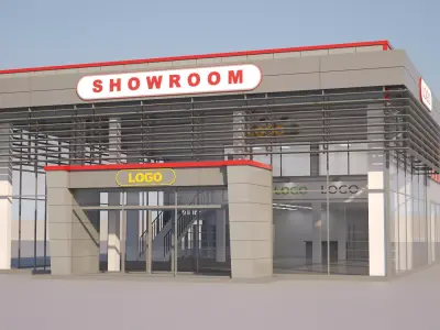 Showroom Building 3D model