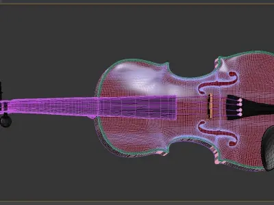 ViolinParksons CV101 3D model