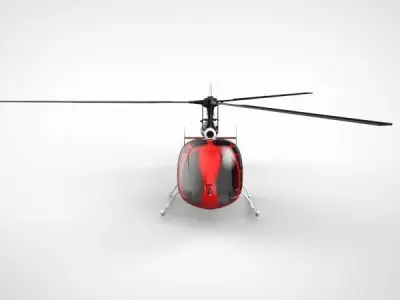 Gazelle helicopter 3D model