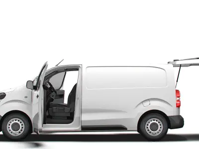 Fiat Scudo Tailgate Van L2 HQ Interior 2025 3D model