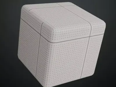 Acoustic Perforated Ceiling Panel PBR Seamless Texture