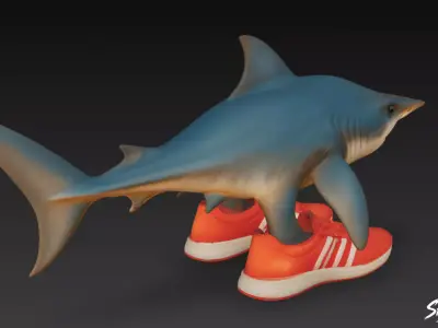 Martelero Martala - Italian BrainRot Low-poly 3D model