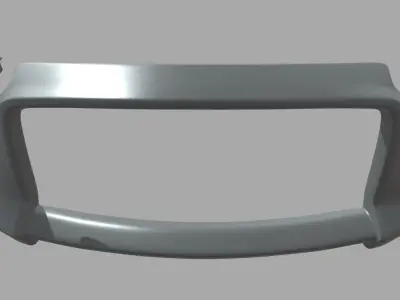 Front Bumper Nissan 400Z Low-poly 3D model