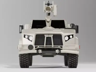 Oshkosh JLTV Designed for games and other uses Low-poly 3D model