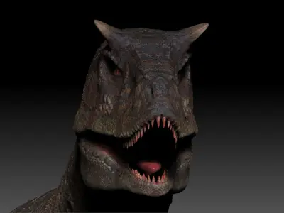 Dinosaur Carnotaurus SCULPT Project 3D model