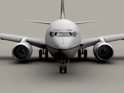 Boeing 737-700 Continental Airlines 3D model