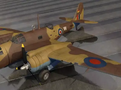 Martin 187 Baltimore Mk-3 - A-30 3D model