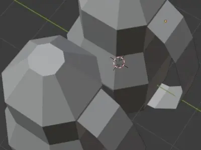 Low-Poly Jetpack pair of missiles 3D print model