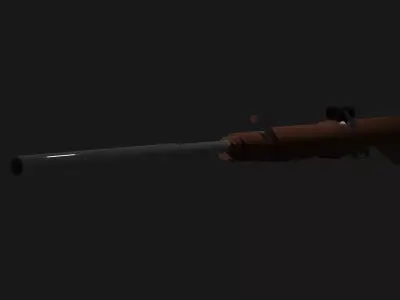 guns rigged Free 3D model