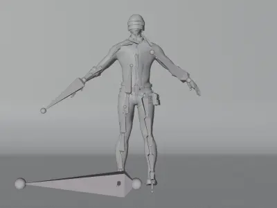 PUBG Type Character  3D model