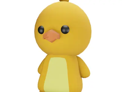 Various Pet Icon Pack 3D Model Low-poly 3D model