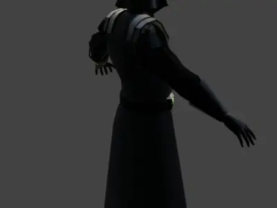 Darth Vader Low Poly Free 3D model