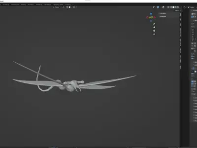 Qu - All Tomorrows - Low Poly Low-poly 3D model