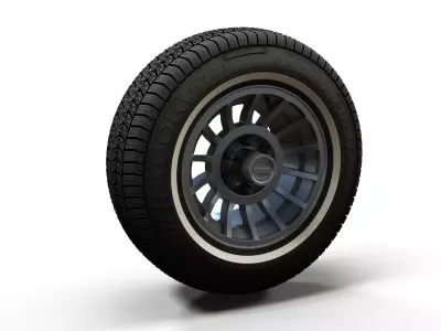 Jeep highpoly wheel 3D model