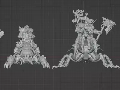 Ork bug calvary collection 3D print model