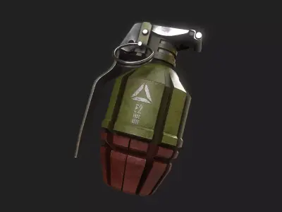 3D Military Asset Grenade Mk2  Low-poly 3D model