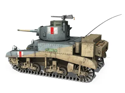 M3 Light Tank Honey - 28078 3D model