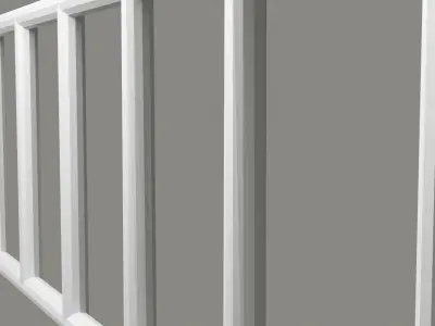 Metallic Divider Free low-poly 3D model