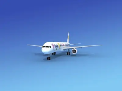 Boeing 757-300 Condor 2 3D model