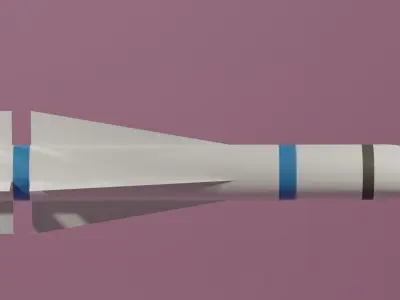 AGM-65 Maverick Missile Low-poly 3D model