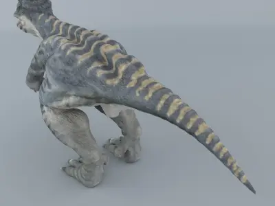 Giganotosaurus dinosaur 3D model