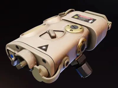 LM Vampir Laser Module Low-poly 3D model