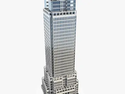 High-rise Office Building 01 Low-poly 3D model