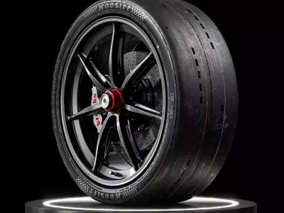 Hoosier R7 235 35 ZR19 3D model