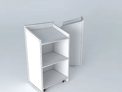 Podium Rectangular Free 3D model