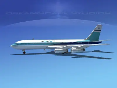 Boeing 707 El Al 3D model