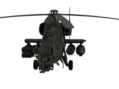 Military helicopter collection 3D model