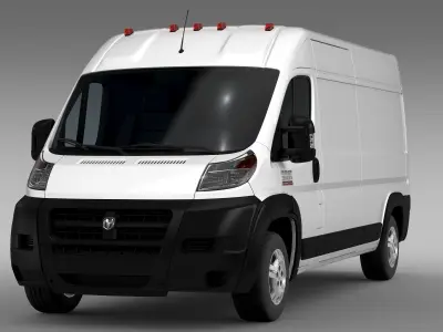 Ram Promaster Cargo 3500 HR 159WB 2015 3D model