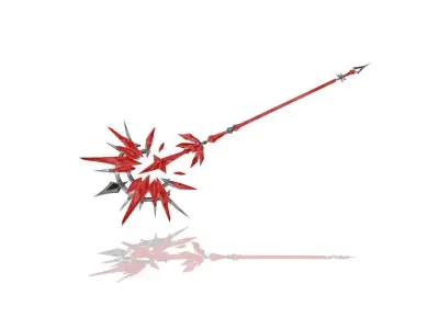 Legendary Scepter Low-poly 3D model