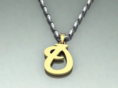 Pendant O-o1 3D print model