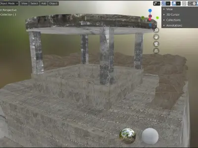 bunker Low-poly 3D model