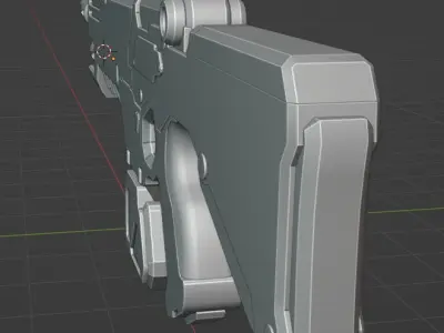 Kantrael MG Lasgun 3D model