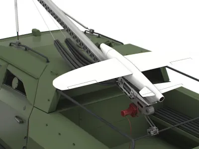 Generic MRAP Tkhir RAM CUAV 2022 3D model