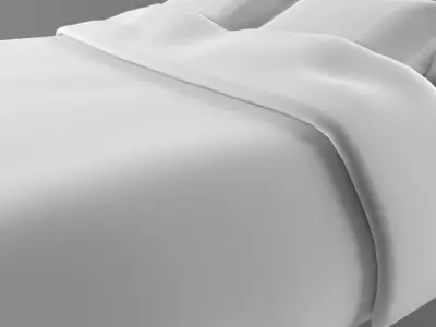 3D Bed Free Obj Model Free 3D model