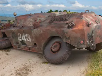 FUG OT 65 Destroyed 3D model