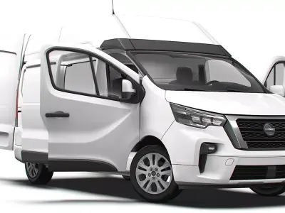 Nissan Primastar Van L2H2 HQInterior 2026 3D model