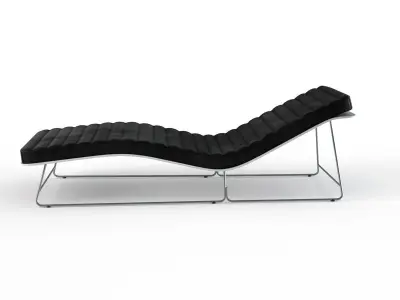 Lounger Leather 3D model