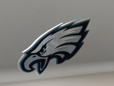 NFL Philadelphia Eagles Logo 3D model